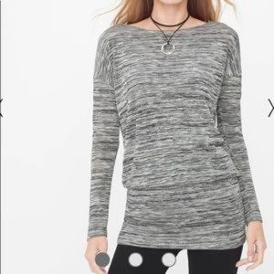 WHBM Black/White Tunic Size L